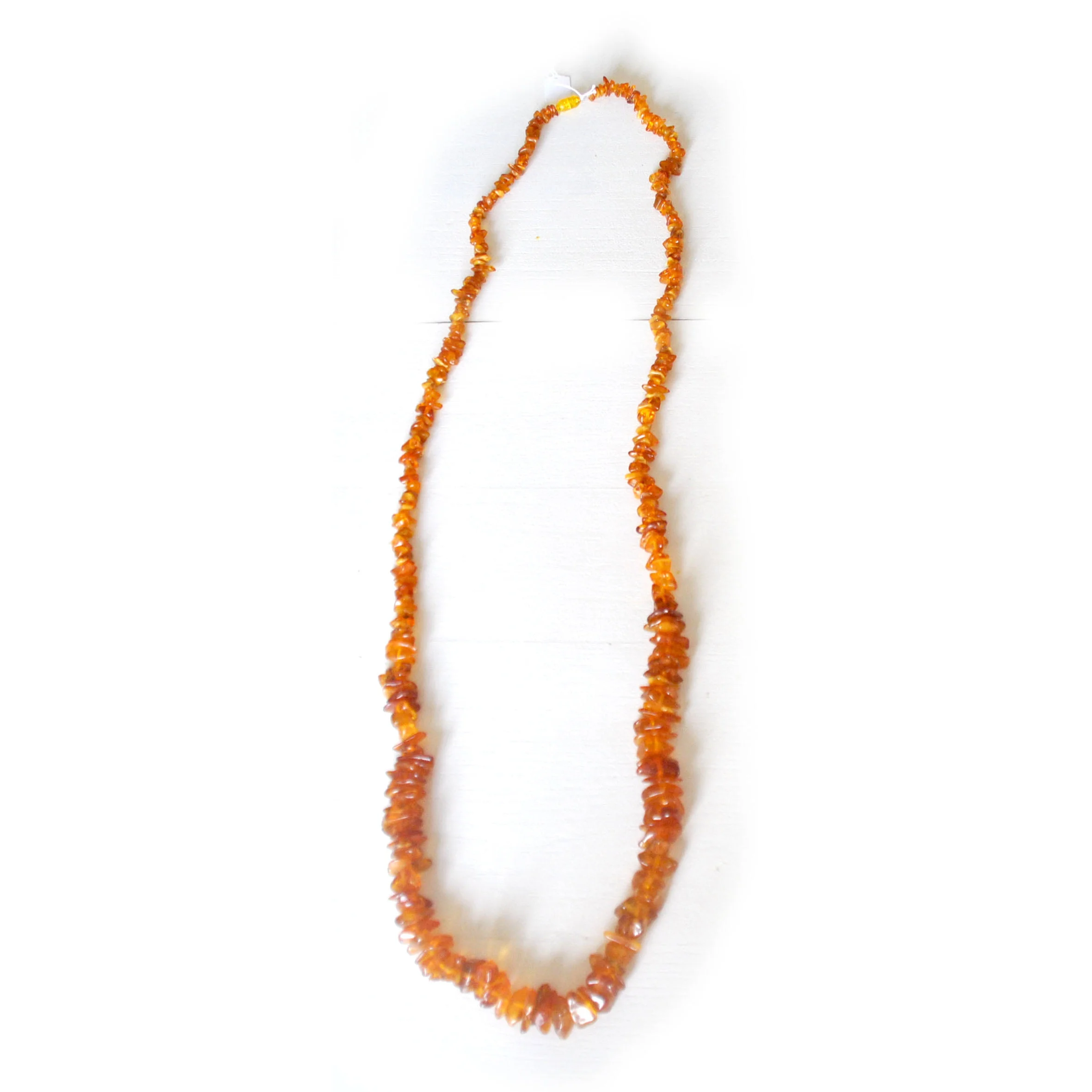 Collier - grand sautoir VINTAGE en Ambre naturel