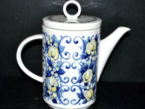 VILLEROY & BOCH, Cafetière CADIZ en porcelaine vintage 1970-1980