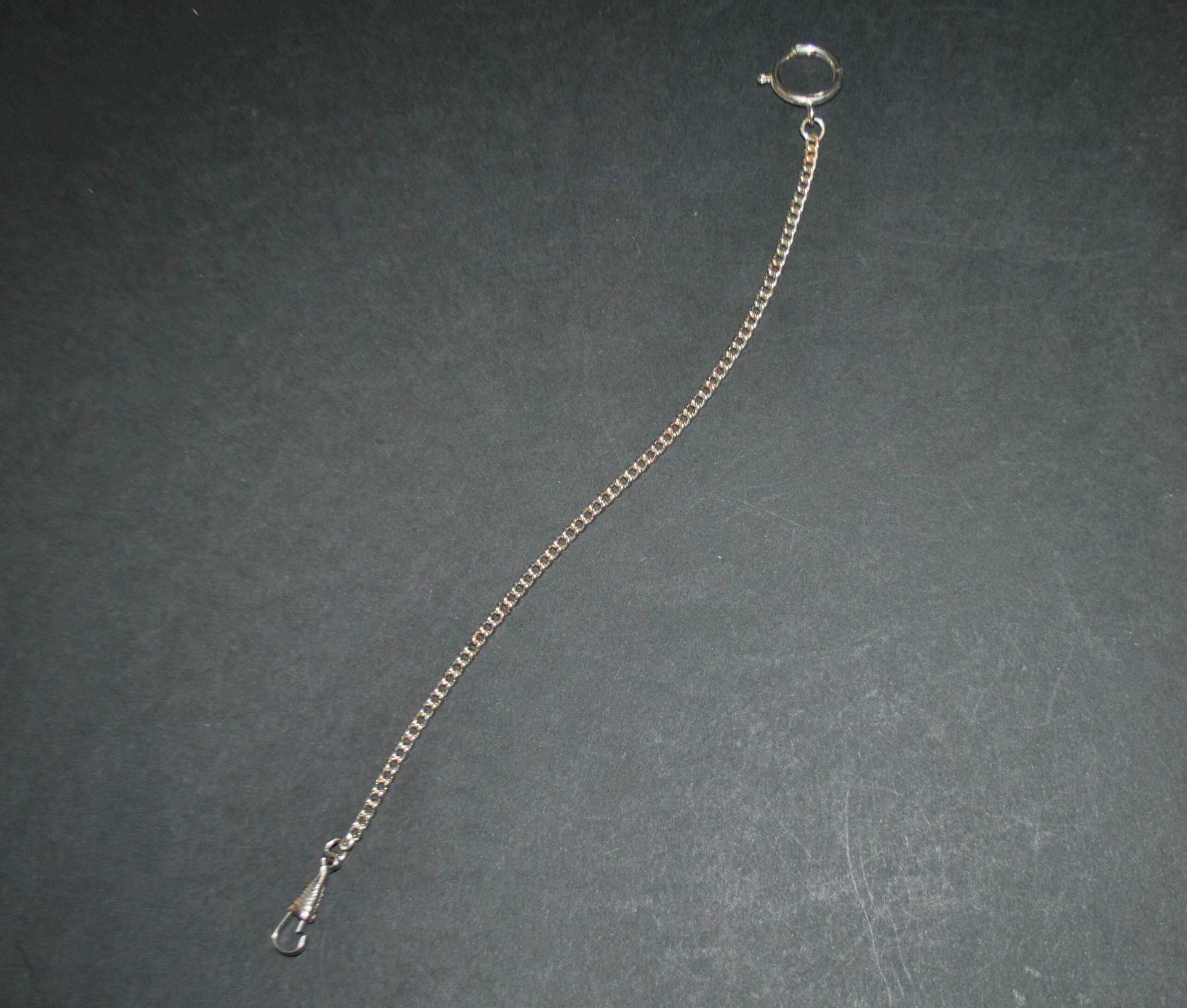 Chaine de Montre Gousset vintage en métal – Image 4