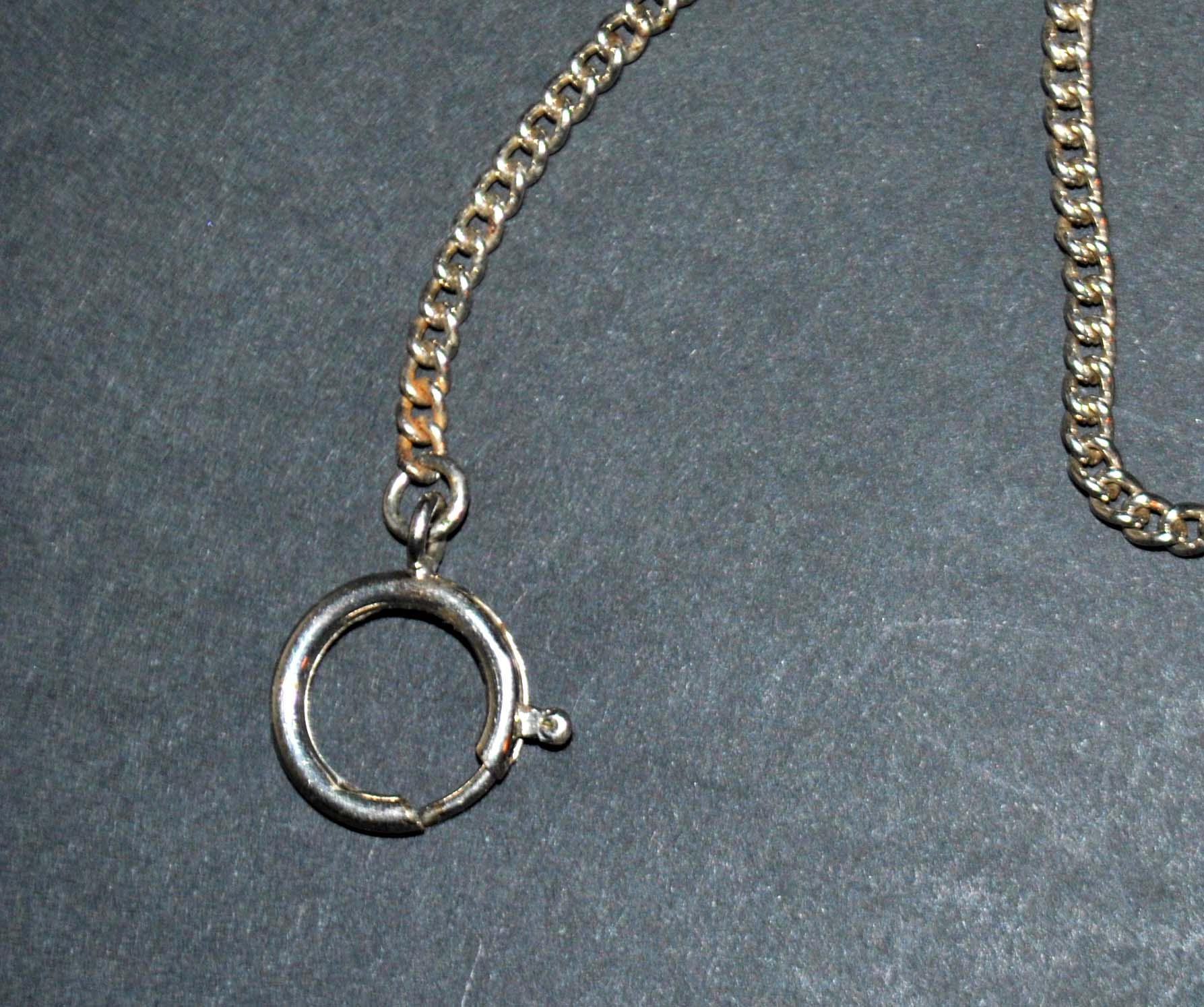 Chaine de Montre Gousset vintage en métal – Image 3
