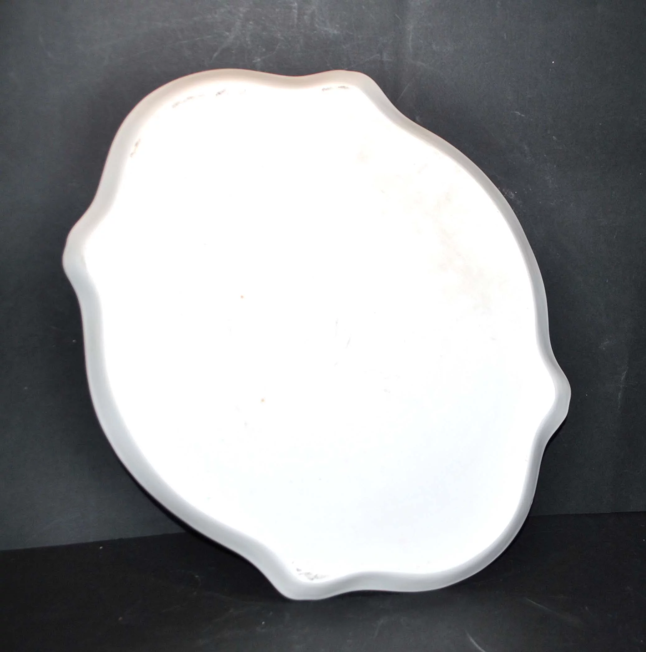 Plateau ancien "Sakura" en porcelaine peinte Fleurs de cerisier sépia – Image 5