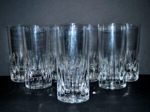 SAINT-LOUIS Verres à jus ou whisky longdrink AVIGNON Cristal taillé navette BAR