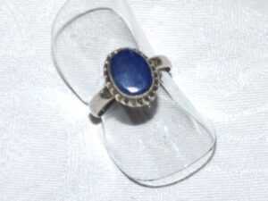 Bague VINTAGE en lapis lazuli et Argent 925 T52