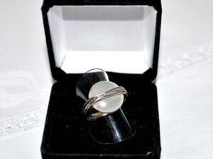 EMPORIO ARMANI Bague en ARGENT 925 et quartz rose T54