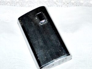 RONSON Briquet electronic 7 vintage chromé 1970 Tabac Objet fumeur