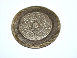 Médaille MEXIQUE en Argent estampé - Calendrier MAYA AZTEQUE 14.5g