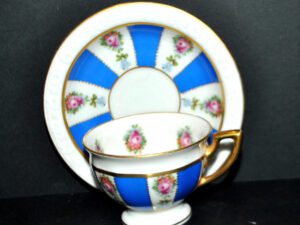 ROSENTHAL Tasse de collection Maria en porcelaine allemande bleu et or