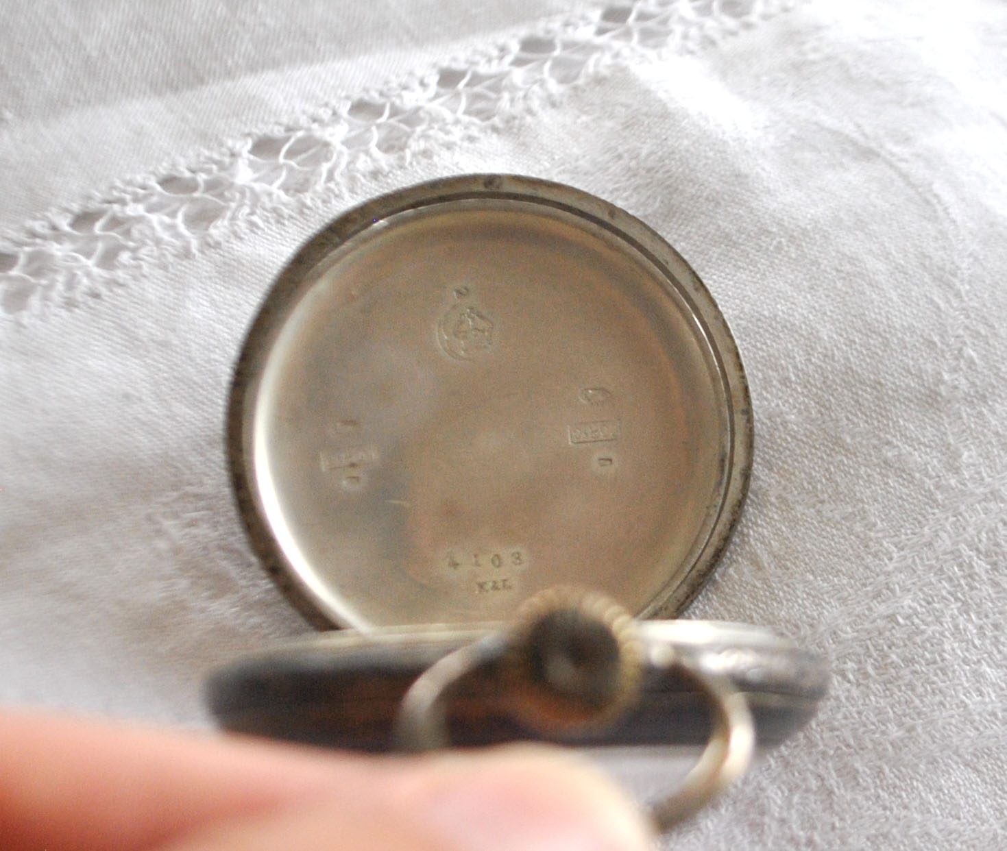 Montre gousset 1900 ARGENT 800 niel K&L Kordes Lichtenfels Pforzheim Fonctionne – Image 21