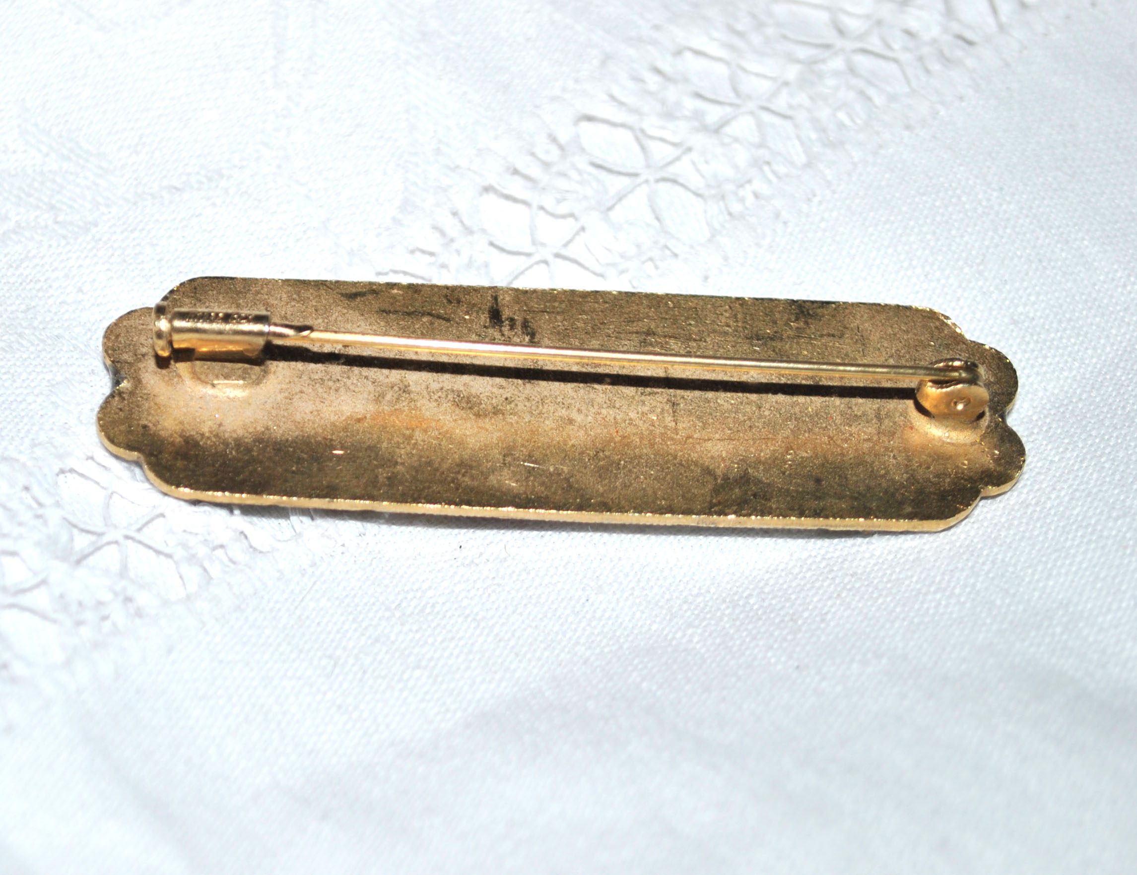Broche vintage Pierre Bex style ART DECO Barrette Liberty's Gatsby – Image 4