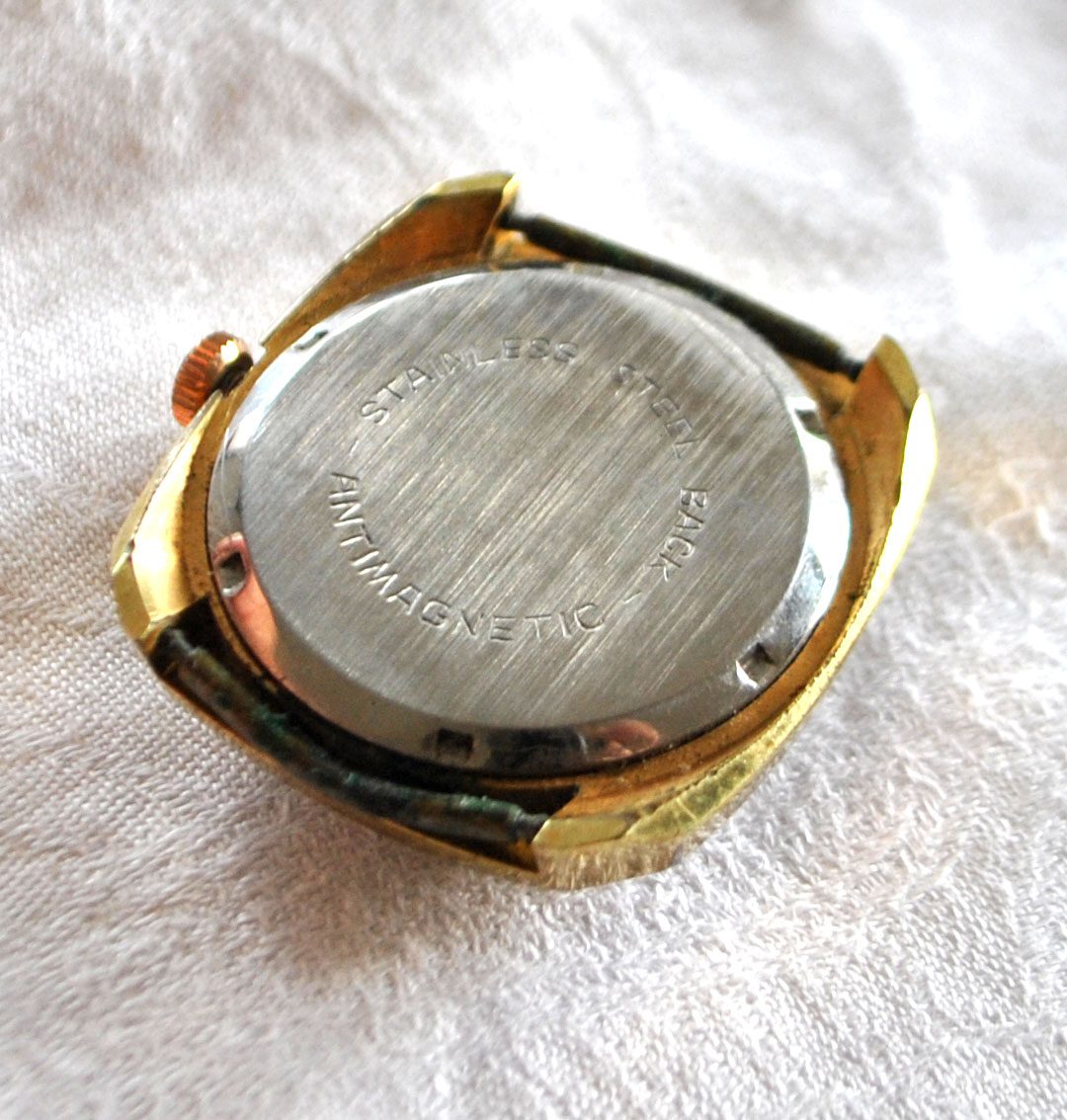 CIMEX Montre boitier vintage Incabloc mouvement mécanique FONCTIONNE 17 rubis – Image 8