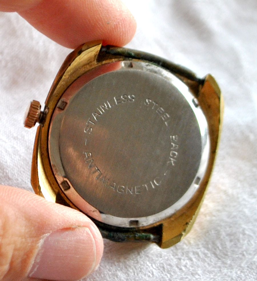 CIMEX Montre boitier vintage Incabloc mouvement mécanique FONCTIONNE 17 rubis – Image 2
