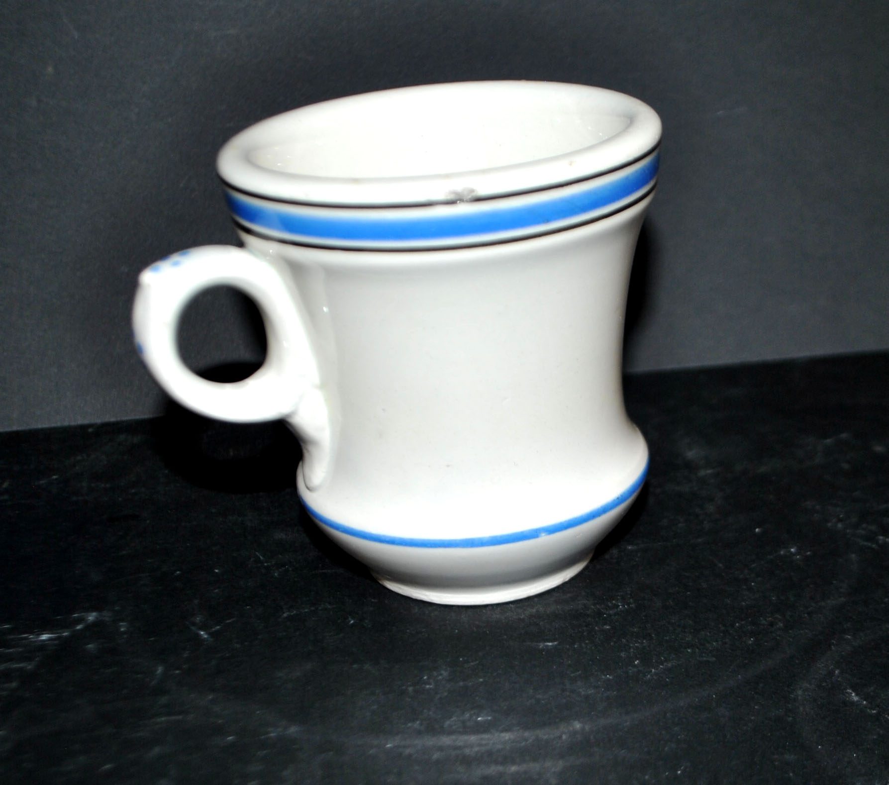 SARREGUEMINES Tasses à café BRULOT en faïence Opaque China BISTROT