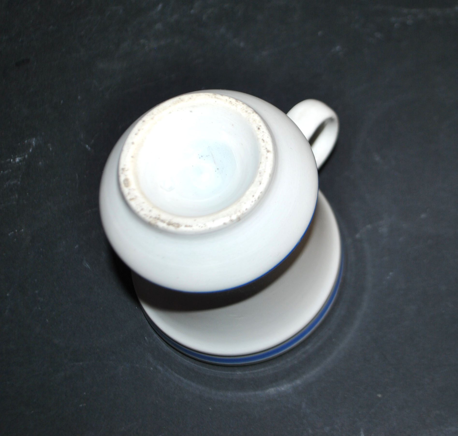 SARREGUEMINES Tasses à café BRULOT en faïence Opaque China BISTROT – Image 2