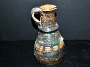 Claire BERGER Vase Pichet en céramique vintage 1970 - grès de Puisaye La Borne
