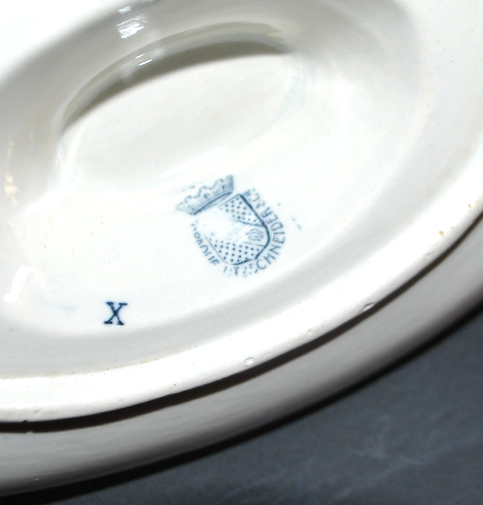 Saucière Flore ancienne en faïence Opaque SARREGUEMINES Utschneider – Image 5