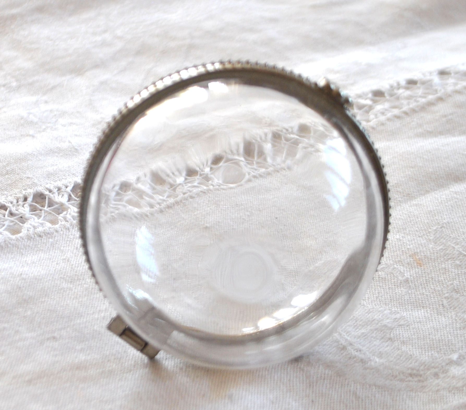 Boite à bijou boule en verre - Coffret baguier vintage – Image 9
