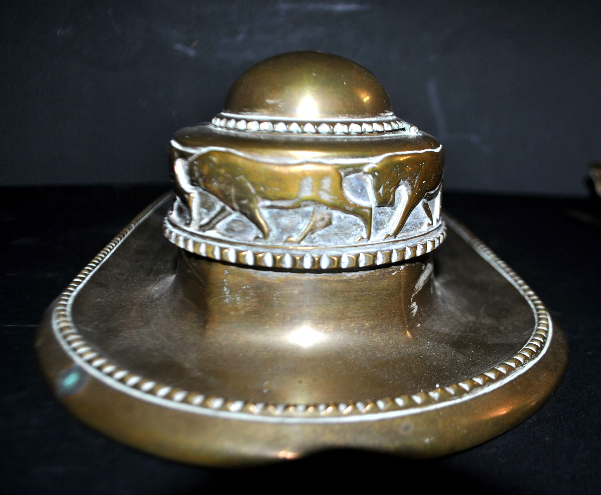 MAX FREY Bronze ART DECO Lion - Set Encrier Buvard Ouvre-lettre 1920 GLADENBECK Berlin – Image 19