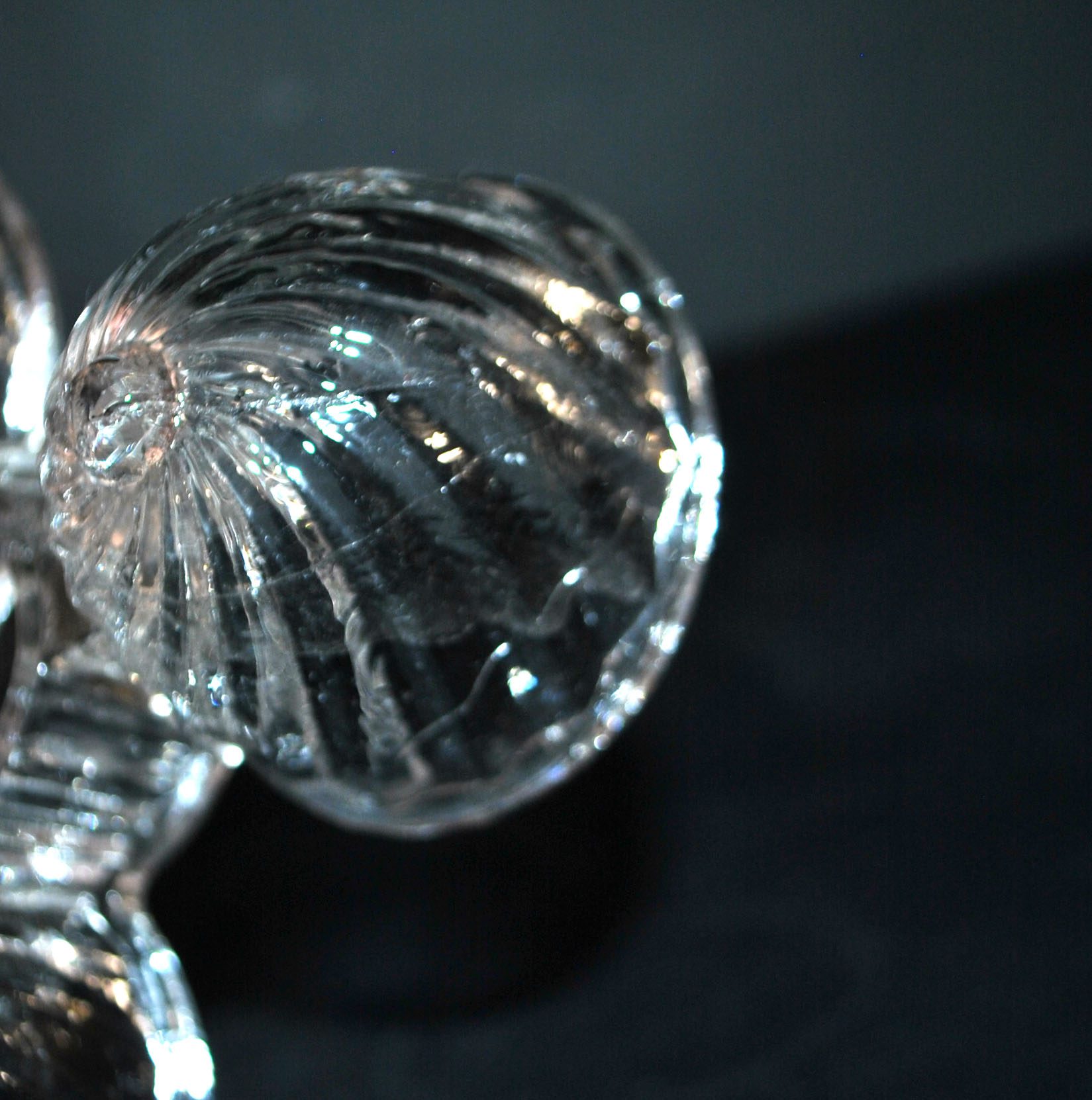 VALLERYSTHAL Ménagère tournante - serviteur de table verre moulé sel poivre moutarde – Image 13